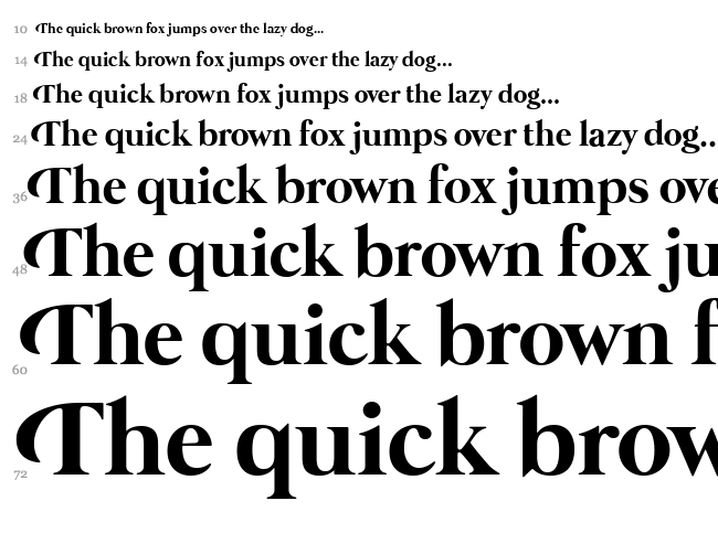 Mermaid font waterfall